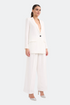 White Jacket With Single Button Front