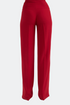 High Waist Straight Trousers With Thin Belt