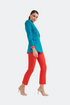 Button Front Detailed Double Breasted Jacket