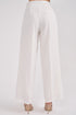 High Waist Pleated Straight Trousers