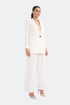 High Waist Pleated Straight Trousers