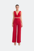 Hight Waist Straight Trousers With Thick Belt