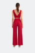 Hight Waist Straight Trousers With Thick Belt