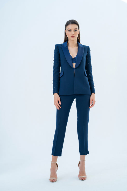 NOTCHED COLLAR JACKET - Barrus London