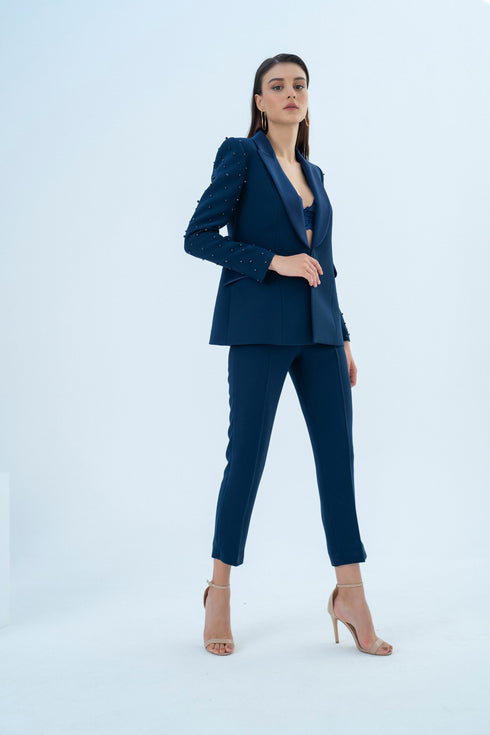 NOTCHED COLLAR JACKET - Barrus London