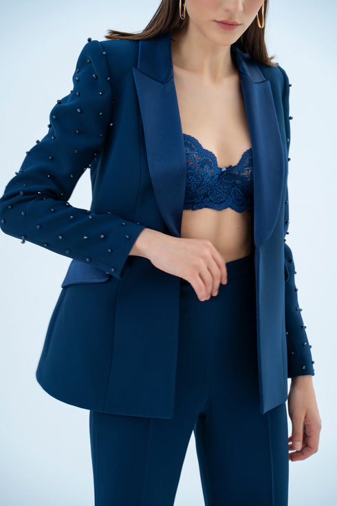 NOTCHED COLLAR JACKET - Barrus London