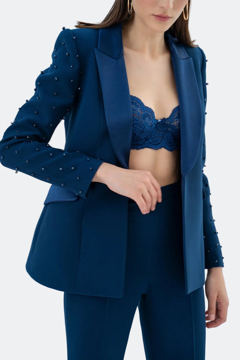 NOTCHED COLLAR JACKET - Barrus London
