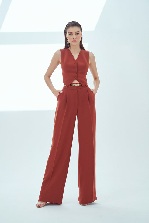 HIGH WAISTED TROUSERS - Barrus London