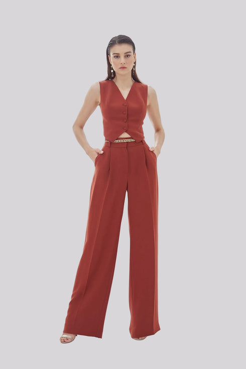 HIGH WAISTED TROUSERS - Barrus London