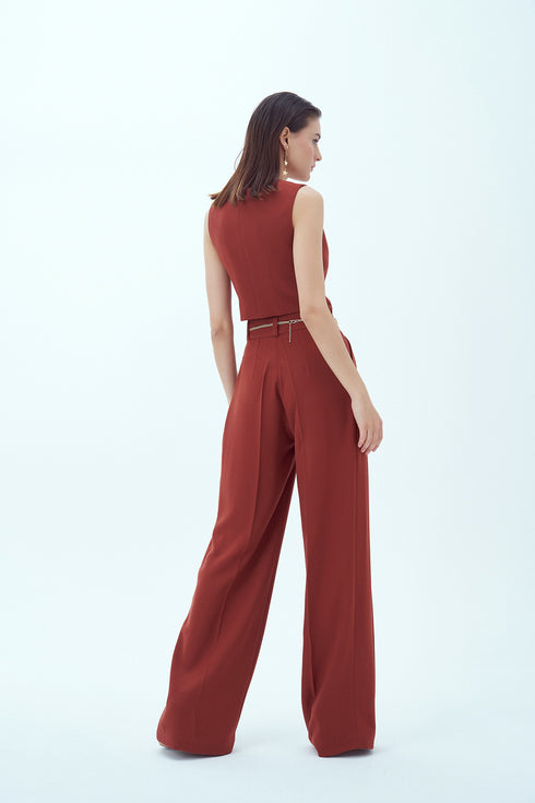 HIGH WAISTED TROUSERS - Barrus London