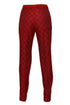 CHECKERED FABRIC CIGARETTE TROUSERS - Barrus London