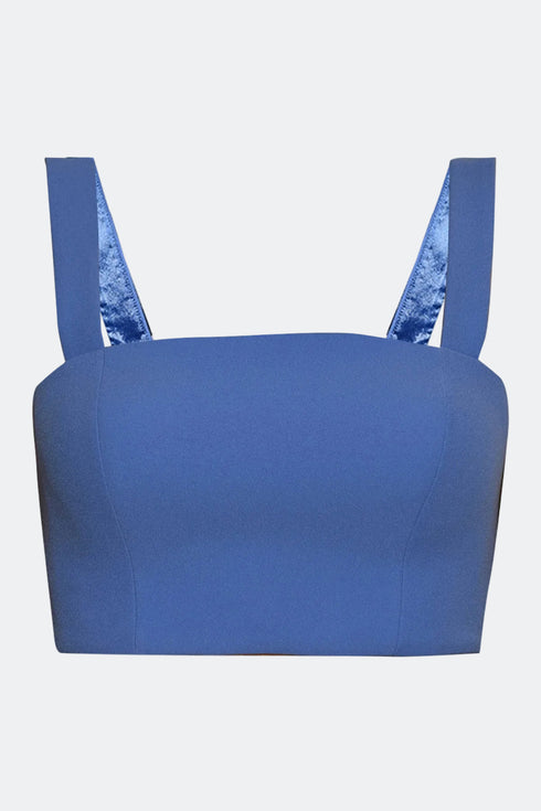 INDIGO CROP TOP - Barrus London