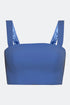 INDIGO CROP TOP - Barrus London