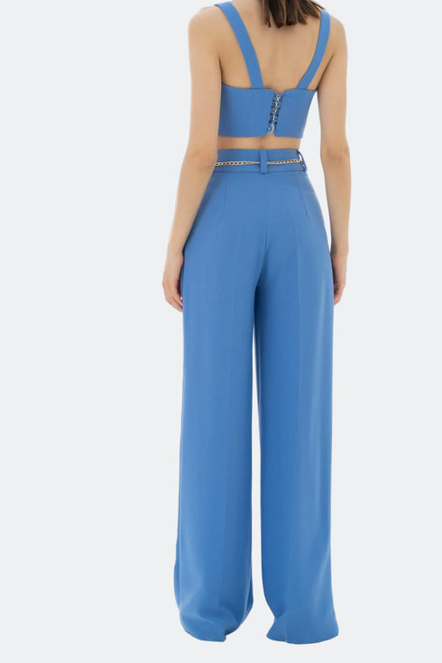 INDIGO CROP TOP - Barrus London