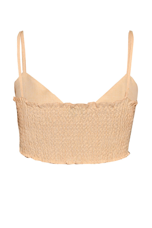 LINEN CROP TOP - Barrus London
