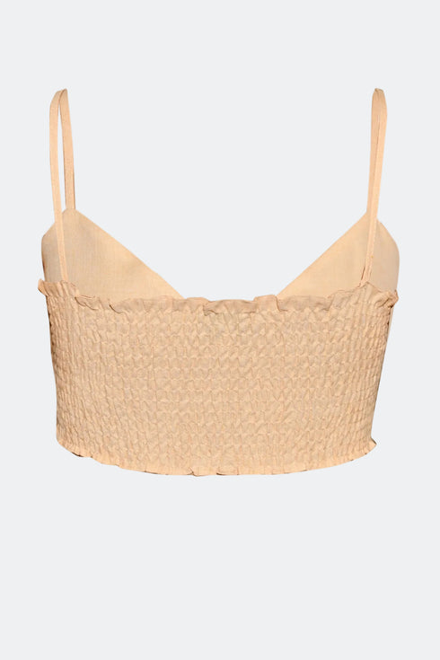 LINEN CROP TOP - Barrus London