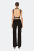 Black Sequined Back Decollete Bustier