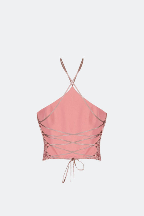 Lotus Strap Crop Top
