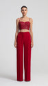 Scarlet Sweetheart Crop Top
