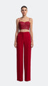 Scarlet Sweetheart Crop Top