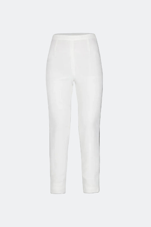 White High Waist Trousers