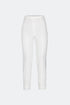 White High Waist Trousers