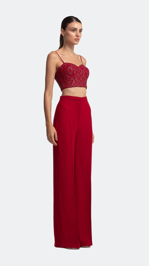 Scarlet High Waist Palazzo