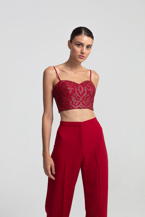Scarlet High Waist Palazzo