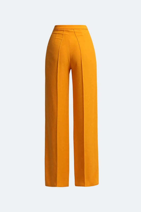 Marigold High Waist Ribbed Trousers