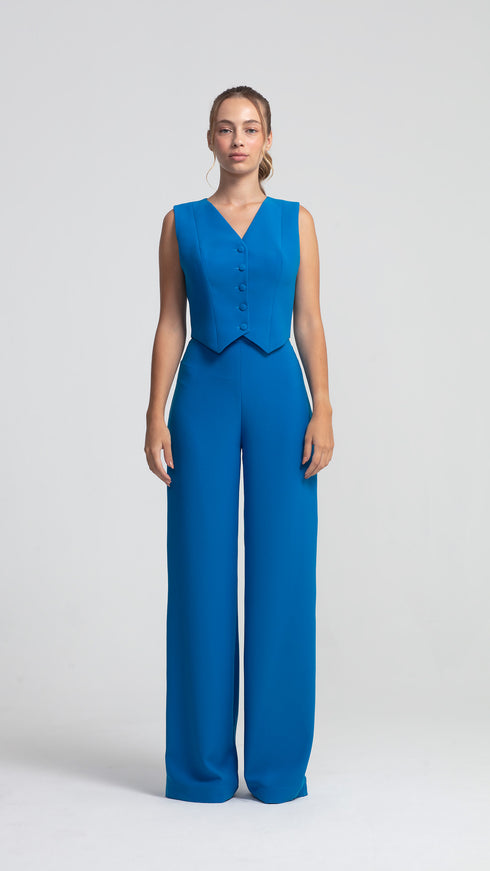 Ultra Marine High Waist Trousers