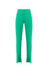 Jade High Waist Trousers With Slit Detail