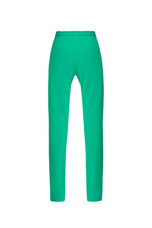 Jade High Waist Trousers With Slit Detail