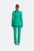 Jade High Waist Trousers With Slit Detail