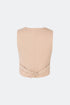 Camel V-Neck Vest