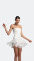 Hidden Lace Strapless Mini Dress