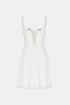 French Lace Detailed Elegant Dress