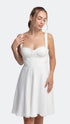 French Lace Detailed Elegant Dress