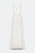 French Lace Wedding Dress With Decollete Chest And Back