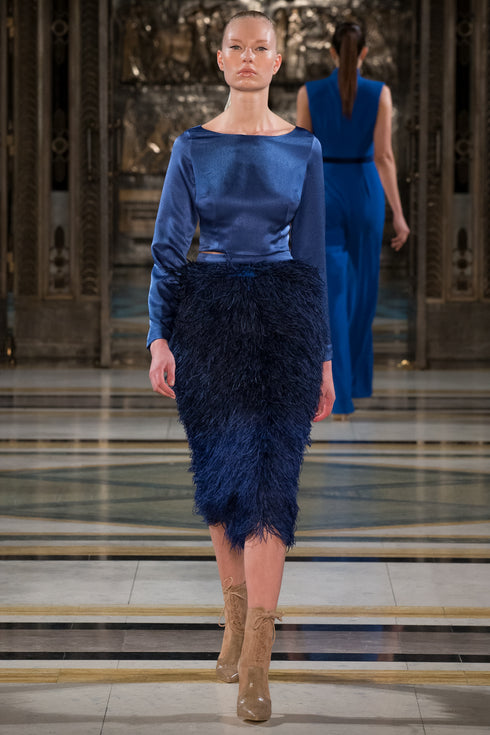 LONG-SLEEVED BLOUSE - Barrus London