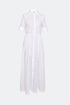 SHIRT DRESS WITH PEARL BUTTON DETAIL - Barrus London