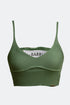 V NECK CROP TOP - Barrus London