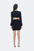 SIDE WAIST CUTOUTS OPEN BACK MINI DRESS - Barrus London