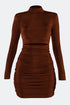 Long Sleeve Cut Out Mini Dress