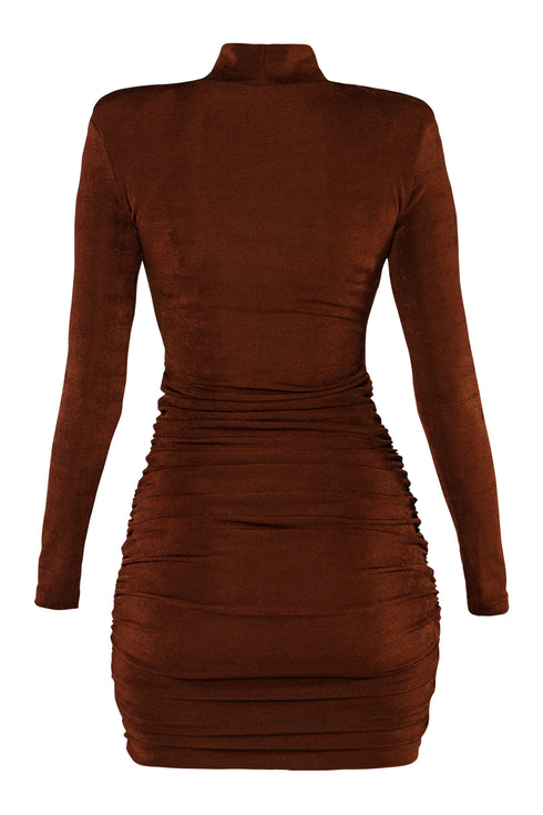 Long Sleeve Cut Out Mini Dress
