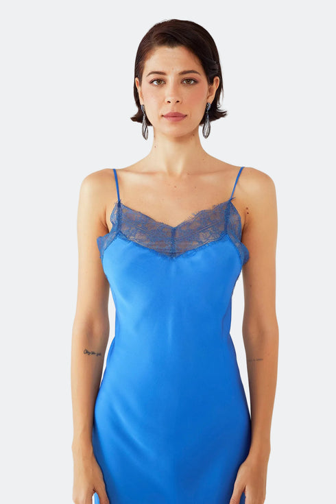 FRENCH LACE DETAILED DRESS - Barrus London