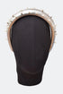 FAUX LEATHER CROWN WITH PEARL DETAIL - Barrus London