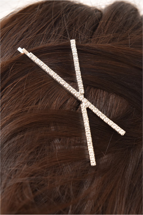 CROSS STONE DETAILED HAIR BUCKLE - Barrus London