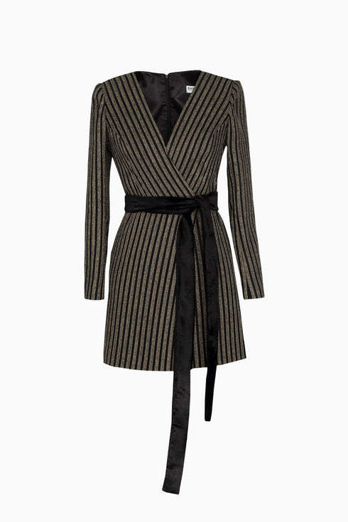 V-Neck Jacket Dress