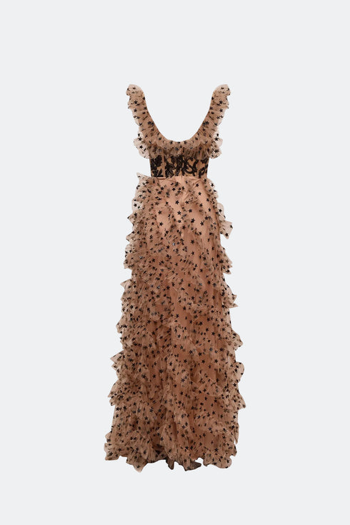 BRA FORM FLOUNCE DRESS - Barrus London