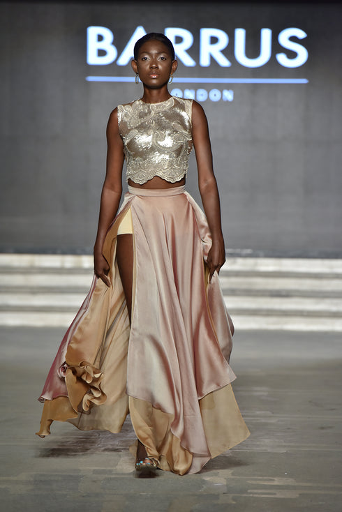 SEQUIN EMBROIDERED BUSTIER - Barrus London